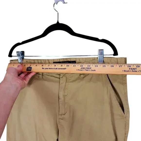 Camicissima Chino Pants sz 54 IT 34 US Beige Milano Italy Stretch Cotton 27"
